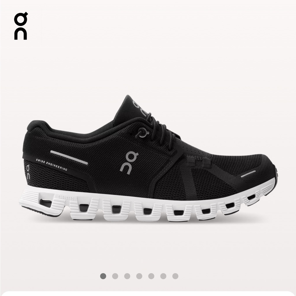 On Cloud 5 Black Womens Sneakers